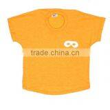 Chinese Factory High Class Unisex Boys Girls Blouse Plain Cotton T-shirt Short Sleeves Kids Top thumbnail-1