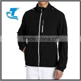 Full Zip Black Sportswear Men Golf Jacket