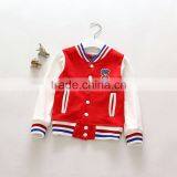 Fashion Cheap Knitted Long Sleeve Kids Blue Softball Wear Baseball Jacket thumbnail-5