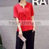 2016 New Fanshion Custom Casual Women Modal Half T-shirt thumbnail-3