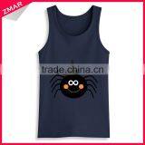 China Manufacturer Wholesale Mens Tank Top Bulk Fashion Design Custom Sleeveless T Shirt thumbnail-1