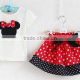 S80002T, Baby Clothing Sets , Summer New Children Girl's 2PC Sets Skirt Suit Dots Skirt Dots Pants Girls Cartoon Clothes thumbnail-6