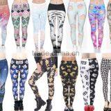 Ladies Slim Fit Digital 3D Print Skinny Stretchy Pants Yoga Soft Leggings thumbnail-1