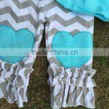 2016 New Hot Baby Girls Children Clothing Heart Capri Dress Set Pants Dress Outfit With Matching Necklace and Headband thumbnail-3