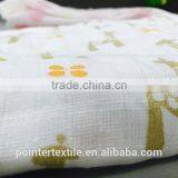 Cotton Muslin Gauze Swaddle Blanket 21s/32s/40s Swaddle Blanket thumbnail-3