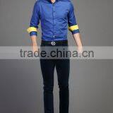 Wholesale Latest New Model Slim Fit Check Pattern Long Sleeve Man Shirt for China Supplier thumbnail-6