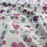 1.50m Fresh Style Flower Design Canvas Fabric Linen/Cotton Fabric Zakka Patchwork Fabric thumbnail-1