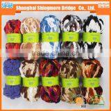 2016 Chinese Popular Colourful Polyester Fdy Yarn With 50g Ball for Knitting by Hand thumbnail-6