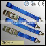 Luggage Tie Down Straps in Ratchet Tie Down Cam Buckle With Hooks and Rings Best Price by China Manufacturer thumbnail-4