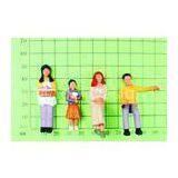 FP30-4 Outdoor 1:30 Architectural Scale Model People Painted Figures 5.5cm thumbnail-1