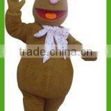 super soft frozzie bear mascot costume for adults