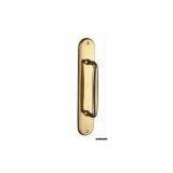 Brass Door Handle/handle/door Pull/door Accessory/pull Handle on Plate/pull Handle/door Hardware/door Fittings thumbnail-1