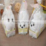 Soft White Rabbit Egyptian Cotton Towel for Gift thumbnail-2