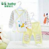 2015 Casual Striped Spring Autumn Baby Sets Three Color Newborn Clothing Sets Long Tops+Pants Babies Baby Boys Girls Suits thumbnail-2