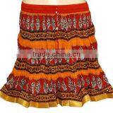 Indian Design Mini Skirts, Cool Summer Skirts