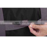 Black Printed Lightweight Water Resistant Travel Folding Gym Bag thumbnail-5