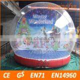 3m Diameter Giant Christmas Inflatable Snow Globe,Inflatable Snow Dome For Christmas thumbnail-1
