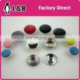 15mm Stainless Steel / Iron / Brass Classic Four Parts Snap Button