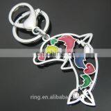 Exquisite Gift Custom Hollow Dolphin Turtle Metal Keychain thumbnail-3