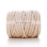 Hot Sale Fast Shipping Colorful Super Chunky Giant Yarn For Hand Knitting/ Knot Pillow/DIY Chunky Tube Yarn thumbnail-6