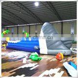 Plato 0.55MM PVC Tarpaulin Shark Theme Interactive Game Inflatable Two Lane Bungee Run thumbnail-6