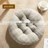 Round Floor Pillow Japanese Tufted Futon Chair Pad Tatami Floor Cushion Yellow Cushion thumbnail-6