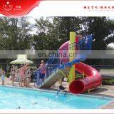 Hot Family Water Slide Mini Spiral Pool Slide For Swimming Pool For Sale thumbnail-1