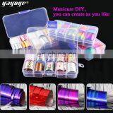 Star Sky Nail Stickers Colorful Nail Art Foil Sticker Transfer Sticker thumbnail-2