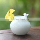 Ceramic Garden Decoration Flower Pot & Planter Iron Owl Design thumbnail-1