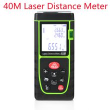 40M Laser Distance Meter Handheld Infrared Outdoor Room Measuring Instrument Electronic Ruler