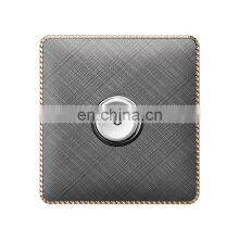 Type 86 UK/EU Standard Wall Switch Gold/gray Light Switch OEM Custom Dimmer Switch Leather Pattern Switch