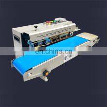 FR900 Horizontal Heat Plastic Bag Pouch Sealer Automatic Continuous Sealing Machine thumbnail-4