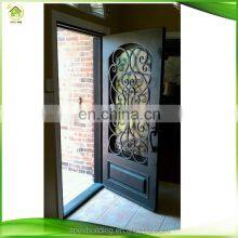Traditional Wrought Iron Decorative Single Entry Screen Doors for Outdoors Apartment thumbnail-3