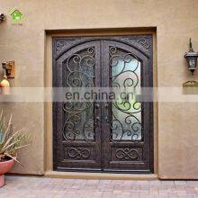 Home Wrought Iron Double Door Model Designs thumbnail-4