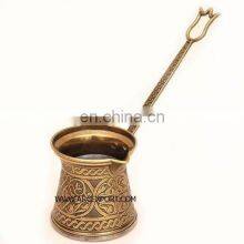 Copper Fancy Metal Coffee Pot thumbnail-2
