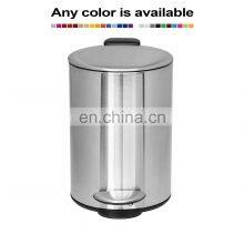Горячая продажа тонкокрышных нержавеющих стальных мусорных ведер на 3 л, 5 л и 12 л с педальным приводом и мягким закрытием thumbnail-2