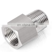 Hot sale 10% discount factory price SS 304 1/2 male NPT to 3/8 female NPT Reducing Pipe Adapter fitting