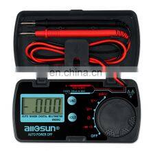 Hot Sale Allosun EM3082 Autorange Mini Digital Multi Meter 3 1/2 1999 AC/DC Ammeter Voltmeter Ohm Portable Voltage Meter