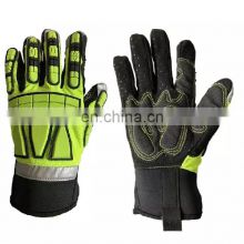 High Quality Wholesale TPR Impact Protective Mechanic Safety Work Oil and Gas Industrial Gloves