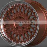 14X7.0 After Market Aluminium Car Alloy Wheels Rims 0 Offset 6x139.7 Black Machined Face for 4x4 Suv off Road Light Truck Car fr thumbnail-6
