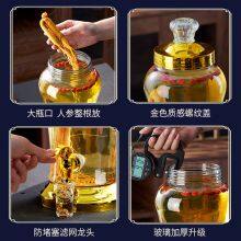 Ginseng & Medicinal Liquor Glass Jar With Tap - 3 Sizes (5/4/3 Liters Capacity), Ideal for Infusing Ginseng/Medicinal Wines & Display thumbnail-3