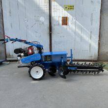 Цепной траншейный экскаватор, малый сельскохозяйственный гидравлический вариант, для вспашки, в огородах, на твердом грунте, для выкапывания траншей под кабели и трубопроводы, а также для внесения удобрений thumbnail-5