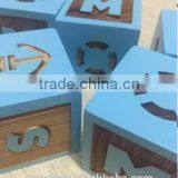 Wooden Christmas Decoration Cube Block Puzzle Wooden thumbnail-1