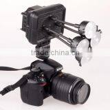 Shoot XT-4 LED Video Light Lamp 8 x 2W Bulbs 6300K Color Temperature + Hot Shoe Bracket for Canon Sony Camera DV Camcorder thumbnail-5