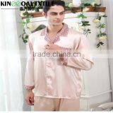 Plus Size 100% Silk Men Night Silk Bedgown thumbnail-3