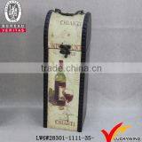 Handmade Vintage Gift Single Bottle Wooden Wine Box