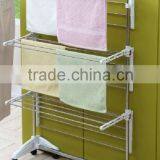 Mobile Stainless Steel Clothes Drying Rack, Scalable Modern Balcony Clothes Drying Rack E3 thumbnail-2