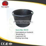 Recycled Rubber Pails,10L Rubber Bucket With Handle