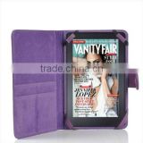 Purple Leather case Cover skin for Amazon kindle fire,Tablet Cover, Tablet Leather Cover