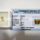 4.81 Carat Certified Natural Yellow Sapphire Ring Stone thumbnail-1